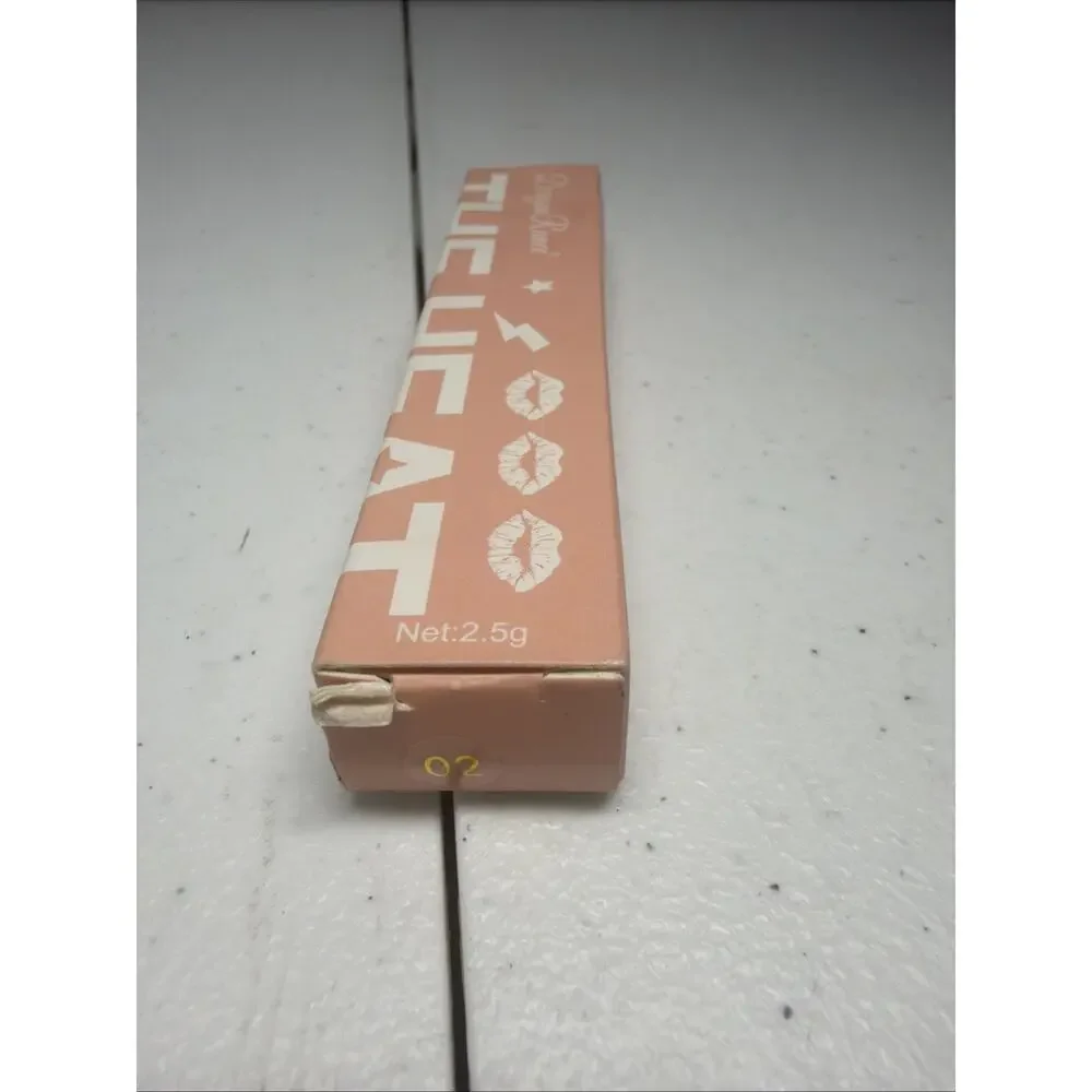 DragonRanee “The Heat” Lip Gloss Shade 02 Nude Pink Lip Plumper NEW